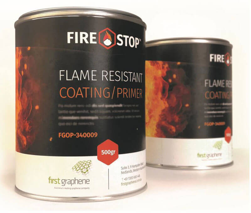 Flame resistant paint